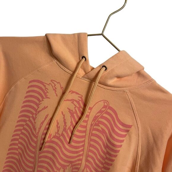 Billa Bong "Surfadelic" Hooded Sweatshirt Peach Size Small NWT - Picture 3 of 7